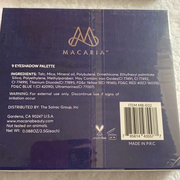 Eyeshadow Palette Set Macaria Beauty - Picture 7 of 11